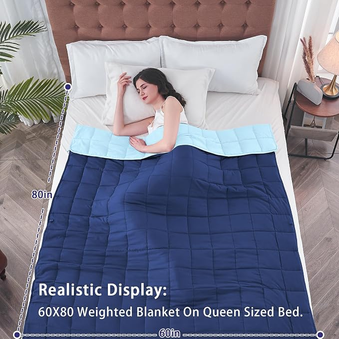yescool Weighted Blanket for Adults Cooling Heavy Blanket for Sleeping Perfect - Image 3
