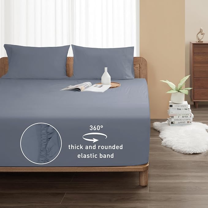 Sunflower Queen Fitted Sheet, 1-Piece Extra Deep Pocket Fitted Bottom Sheet 22" - Image 3