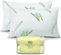 OMEO 2 Pack King Size Rayon Derived from Bamboo Pillow by OMEO