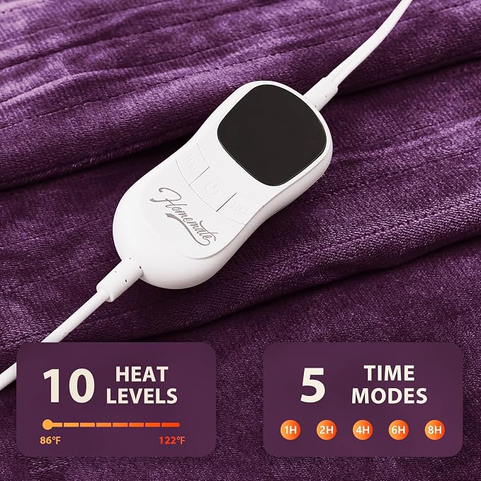 Homemate Electric Heated Blanket Full Size - Image 4