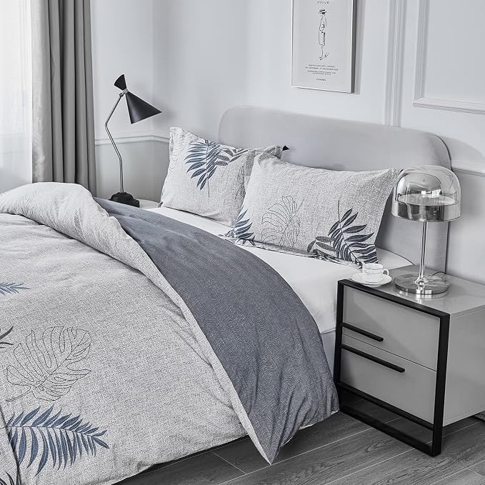 OAITE Duvet Cover Set, 100% Cotton Comforter Cover - Image 2