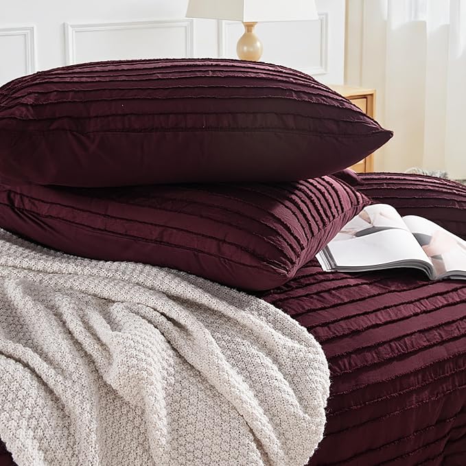 NEXHOME PRO Duvet Cover, 3 Pieces Boho Tufted Duvet Cover Set, Soft and - Image 6