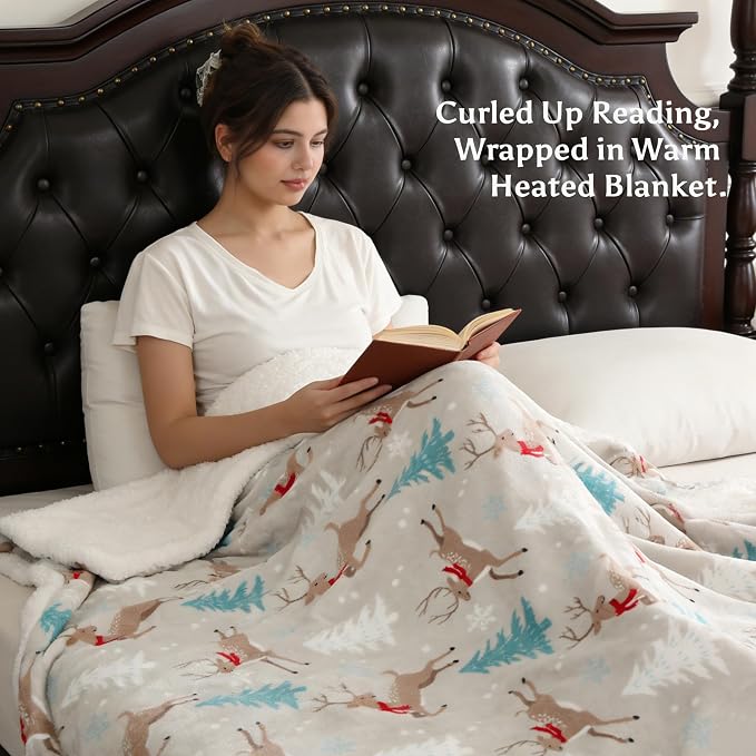 Electric Heated Blanket Full Size 72" x 84" - Image 6