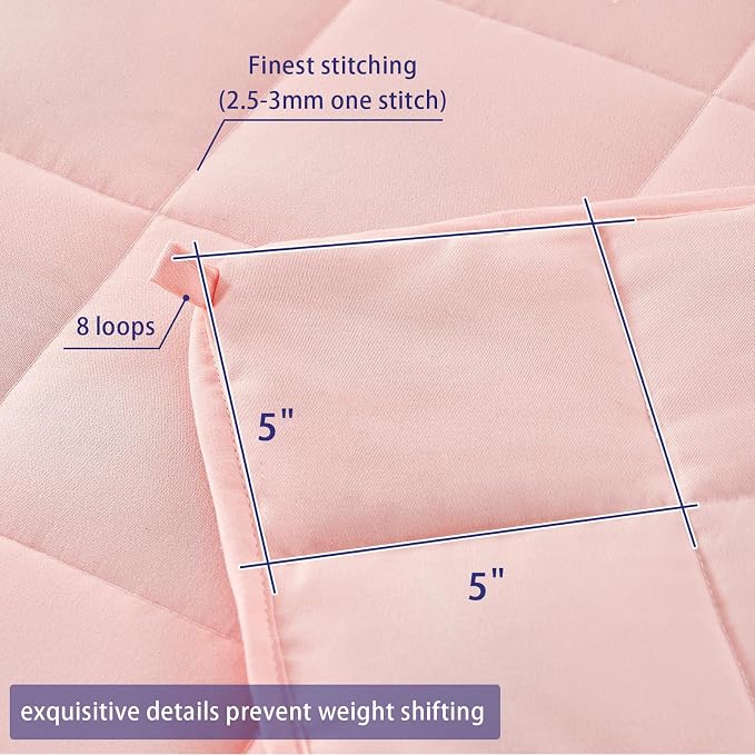 yescool Weighted Blanket for Adults Cooling Heavy Blanket for Sleeping Perfect - Image 6