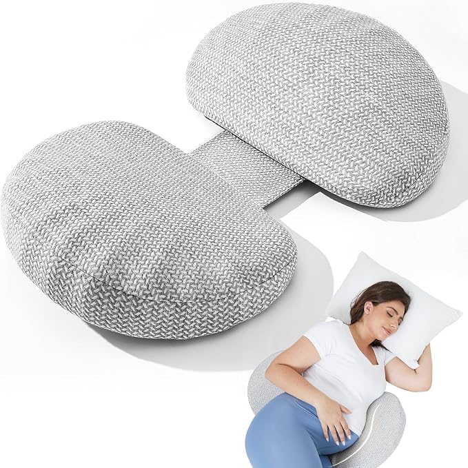 Tinkerz Pregnancy Pillow for Sleeping Memory Foam Pillow for Side Sleeper by Unknown