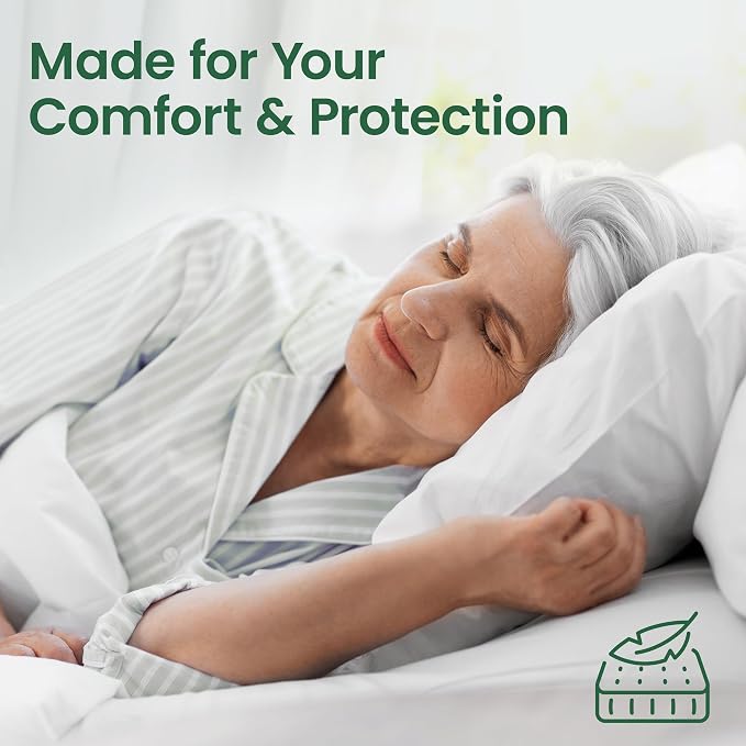 SafeRest Waterproof Mattress Protector Twin XL Size – Absorbent Breathable Soft - Image 6