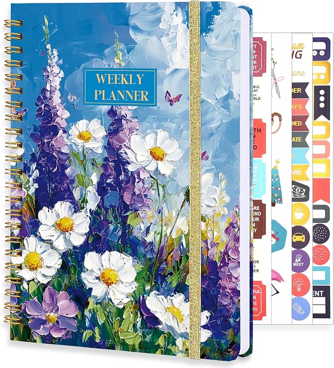 Undated Weekly Planner, A5 Weekly To Do List Notebook by Thboxes