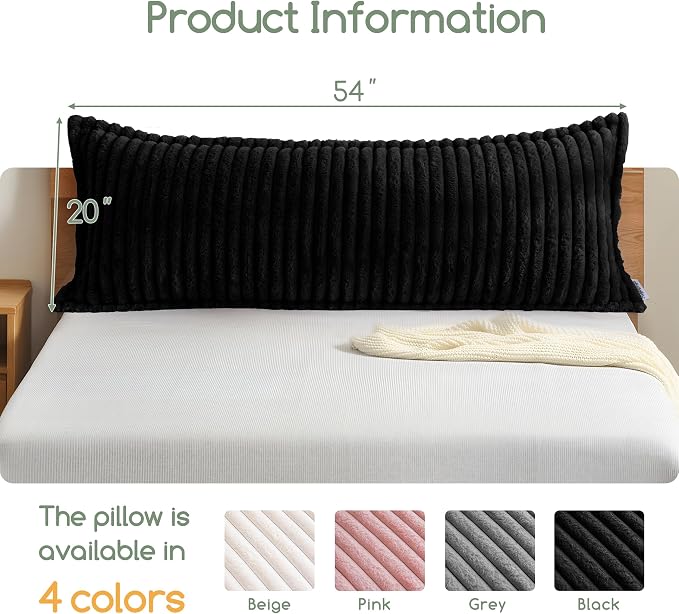 HIGOGOGO Memory Foam Body Pillow, Thickened Large Long Bed Pillow - Image 2