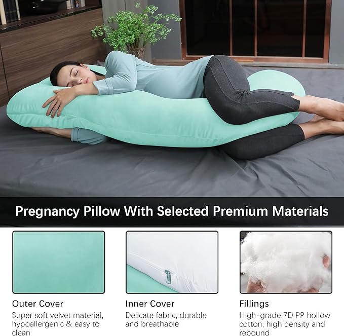 MOON PARK Pregnancy Pillows for Sleeping - Image 3