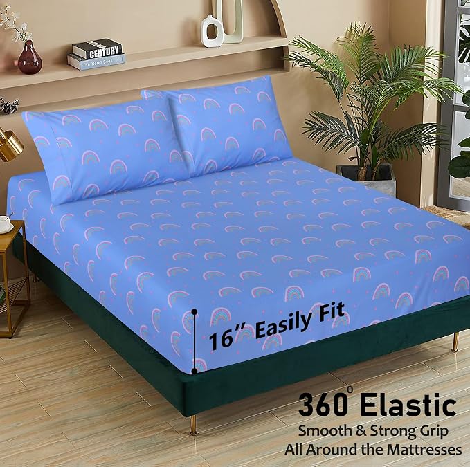 RUVANTI 100% Cotton Sheets – Twin XL Size Percale Bedding, Cooling & Breathable - Image 5