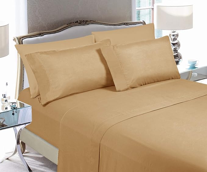 Elegant Comfort Luxury Soft Bed Sheets 1500 Premium Hotel Quality Microfiber - Image 2