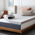 Lucid 4 Inch Bamboo Charcoal Infused Memory Foam Mattress Topper by Lucid