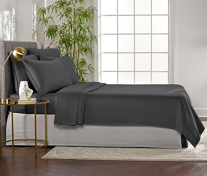 Pure Bamboo California King Sheets, Genuine 100% Organic Viscose Derived from - Image 4