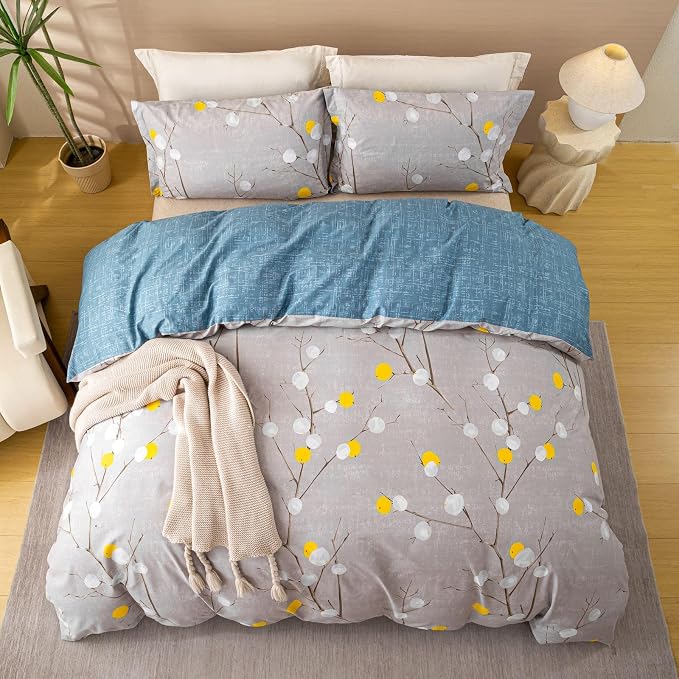 OAITE Duvet Cover Set, 100% Cotton Comforter Cover - Image 4