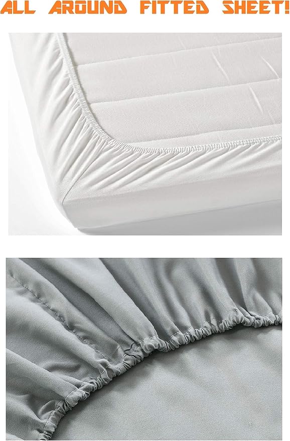 Elegant Comfort 1500 Premium Hotel Quality 1-Piece Fitted Sheet, Softest - Image 3