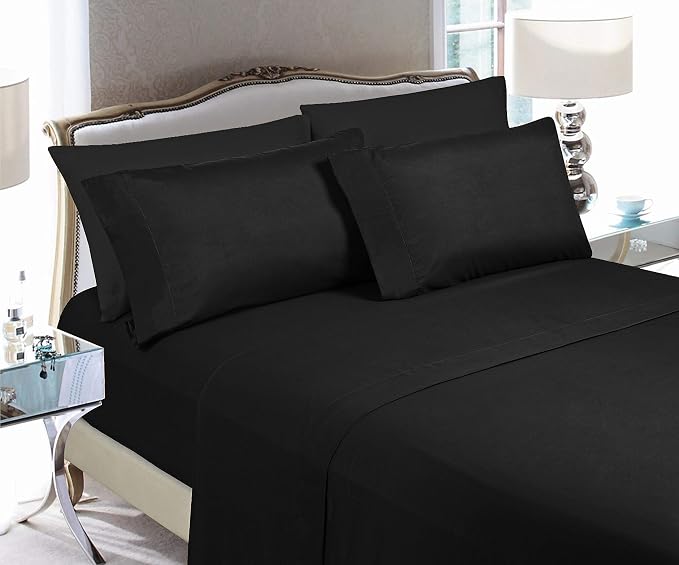 Elegant Comfort Luxury Soft Bed Sheets 1500 Premium Hotel Quality Microfiber - Image 2