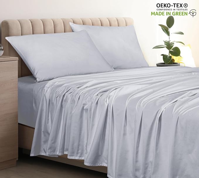 400 Thread Count 100% American Grown Cotton Flat Sheet - Image 3