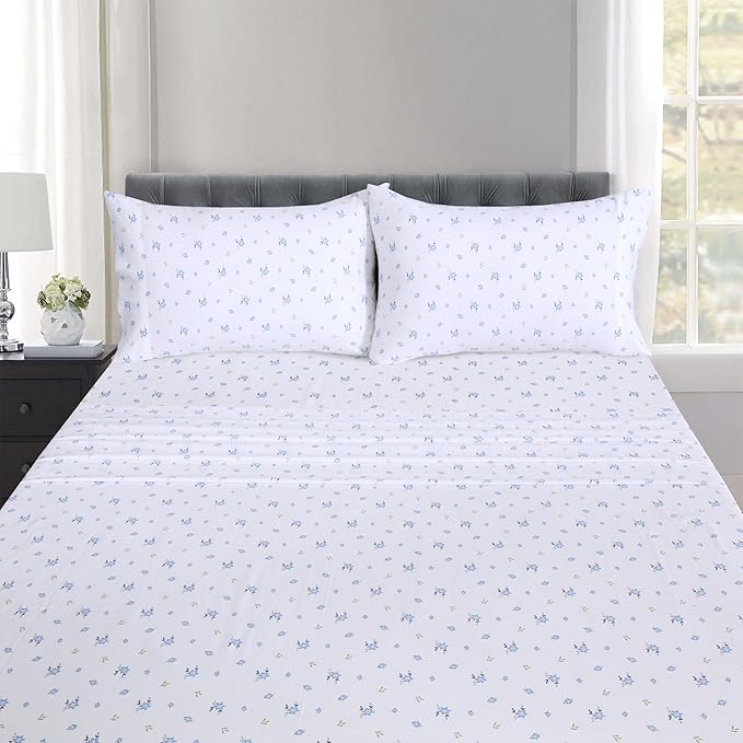 RUVANTI 100% Cotton Sheets – Twin XL Size Percale Bedding, Cooling & Breathable - Image 5