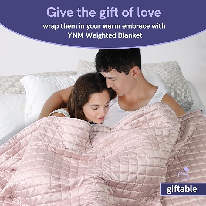YnM Cooling Weighted Blanket for Adults, 30lbs Heavy Bed Throw Comforter - Image 7