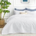 Love's cabin Quilts for Queen Bed White Bedspreads by Lovescabin