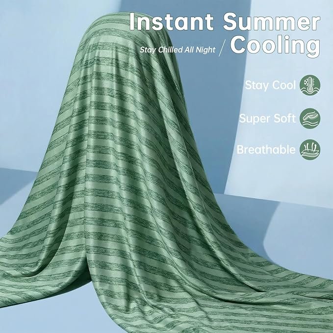 Guohaoi Cooling Blanket for Hot Sleepers and Night Sweats, 100% Oeko-Tex - Image 3