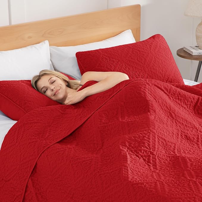 Exclusivo Mezcla Twin Quilt Bedding Set, Lightweight Soft Bedspreads Coverlets - Image 4