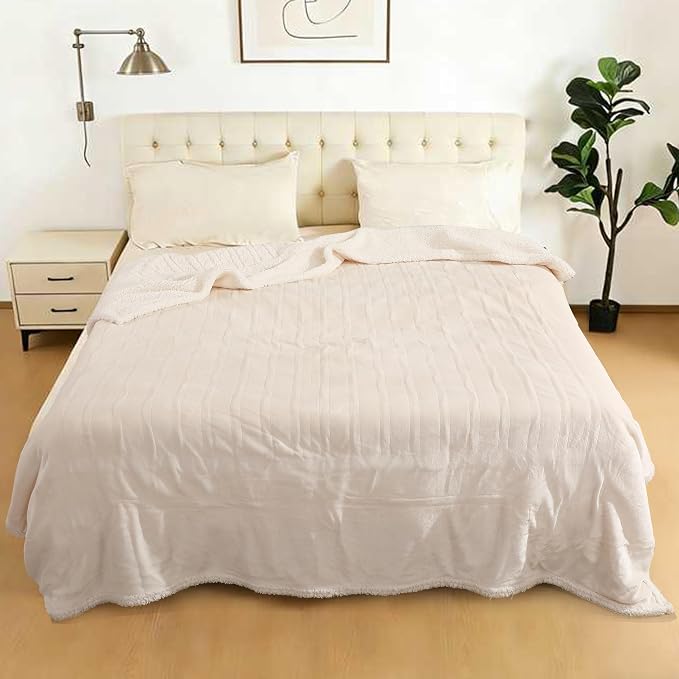 Electric Heated Blanket Full Size 72" x 84" by TICOO