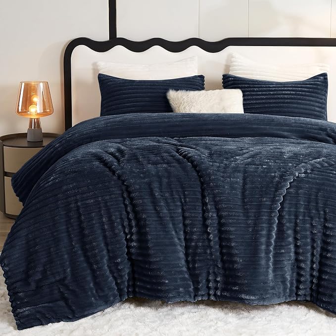 CozyLux Fluffy King Size Comforter Set by CozyLux