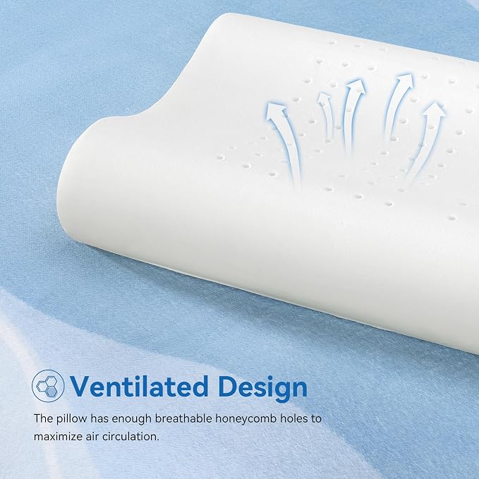 AM AEROMAX 26" Queen Size Contour Memory Foam Pillow, Cervical Pillow - Image 7