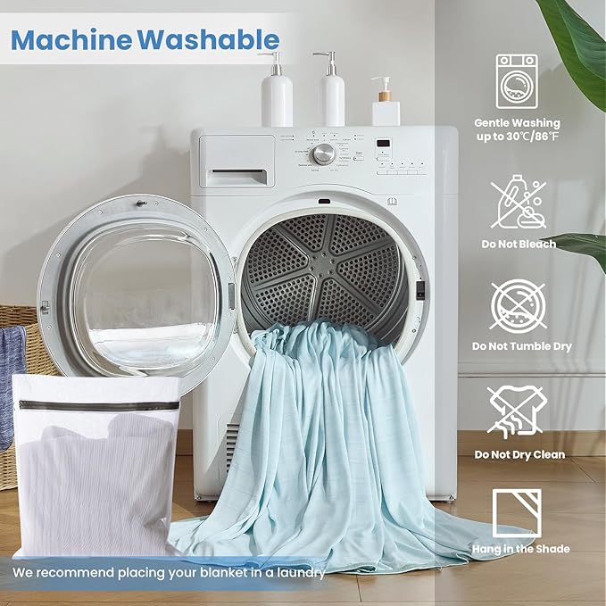 OIGAE Cooling Blanket for Hot Sleepers - Image 6