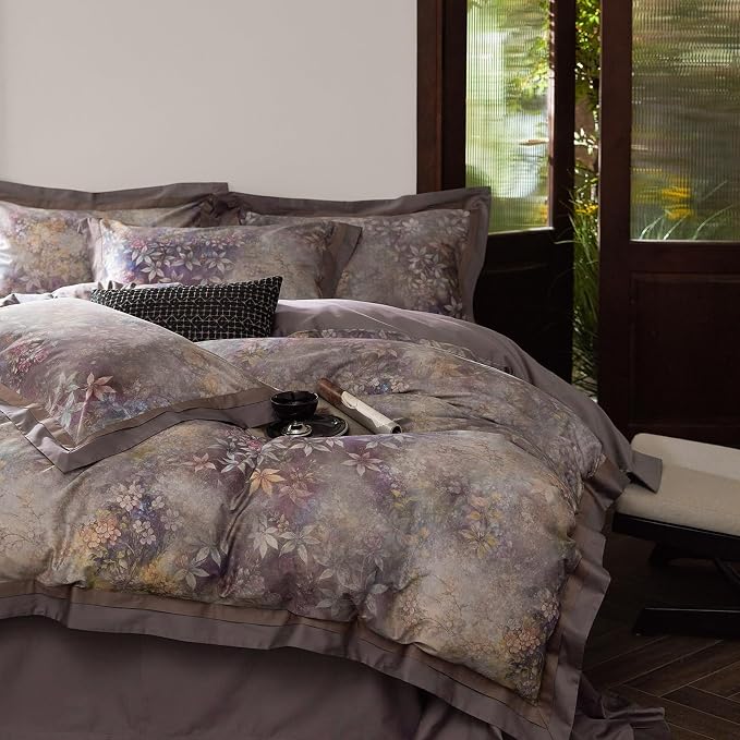 mixinni Vintage Floral Duvet Cover Set by mixinni