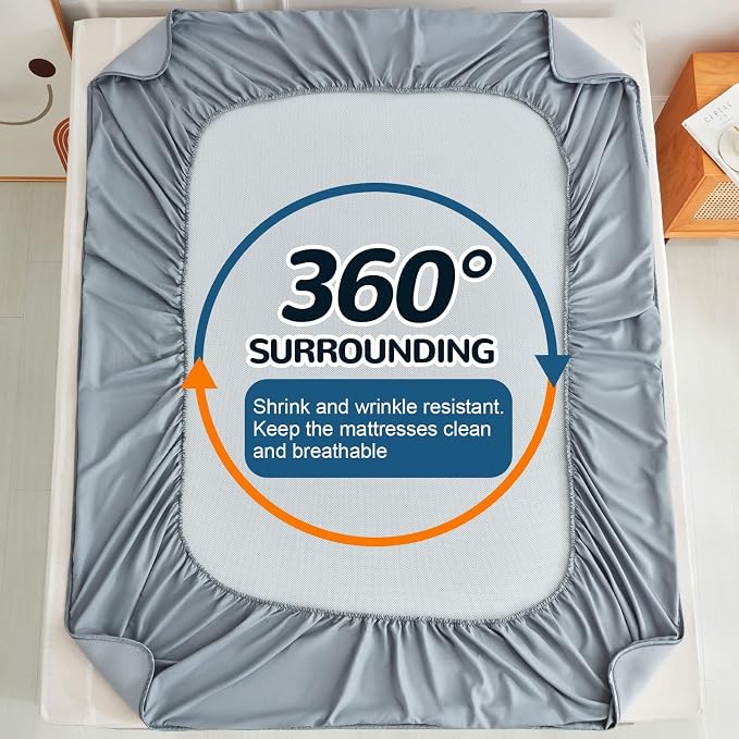 Ailemei Direct Cooling Thin Mattress Pad, King Size Mattress Topper - Image 7