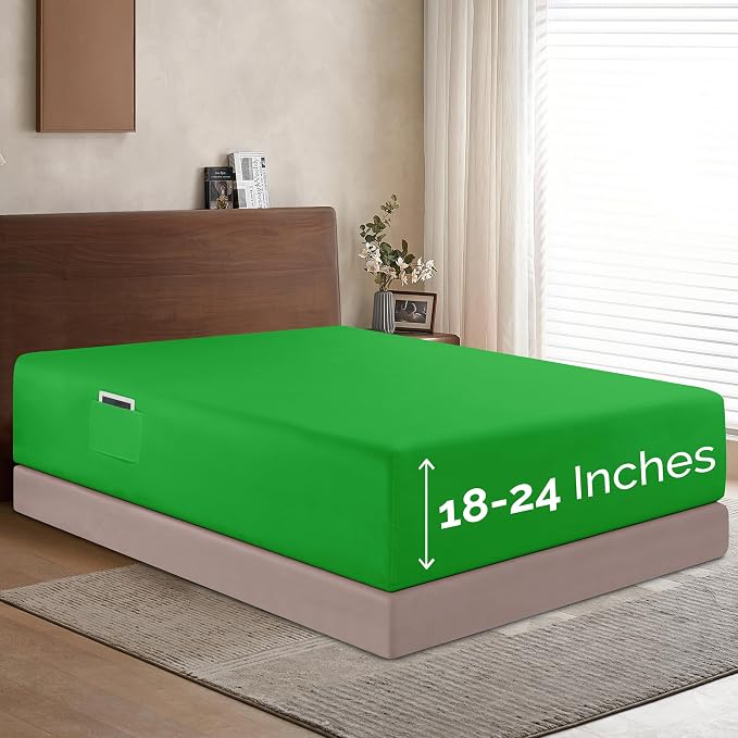 Elegant Comfort 1500 Premium Hotel Quality 18-24 Inches Deep by ELEGANTCOMFORT