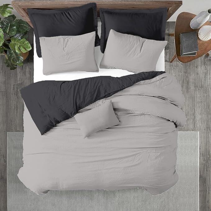 Kotton Culture 120"x98" 3 Pc Oversized King Duvet Cover Set 100% Egyptian Cotton by KottonCulture