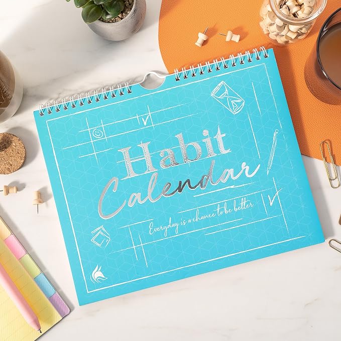 Clever Fox Habit Tracker Calendar – Inspirational Goal Tracker and Habit - Image 5