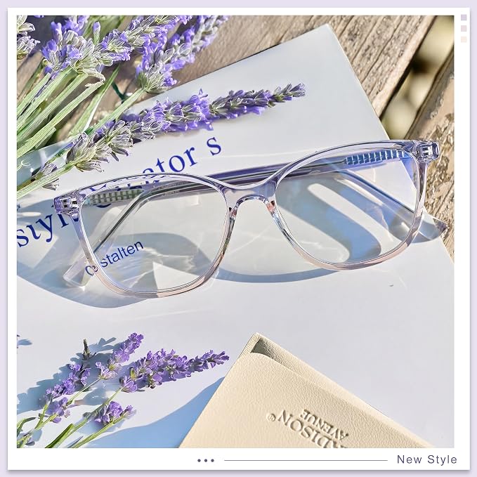 Madison Avenue Blue Light Blocking Glasses Anti Eyestrain UV Glare Blue Light - Image 6