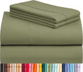 LuxClub 4 PC Full Sheet Set, Breathable Luxury Bed Sheets, Deep Pockets 18" by LuxClub