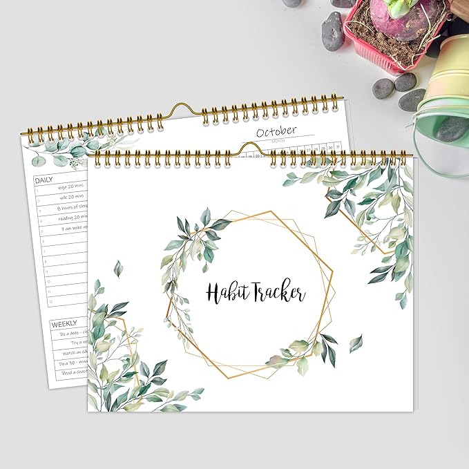 Habit Tracker Calendar，12 Monthly Habit Tracker Journal - Image 6