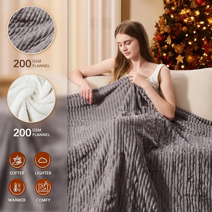 Homemate Electric Heated Blanket Full Size - Image 2