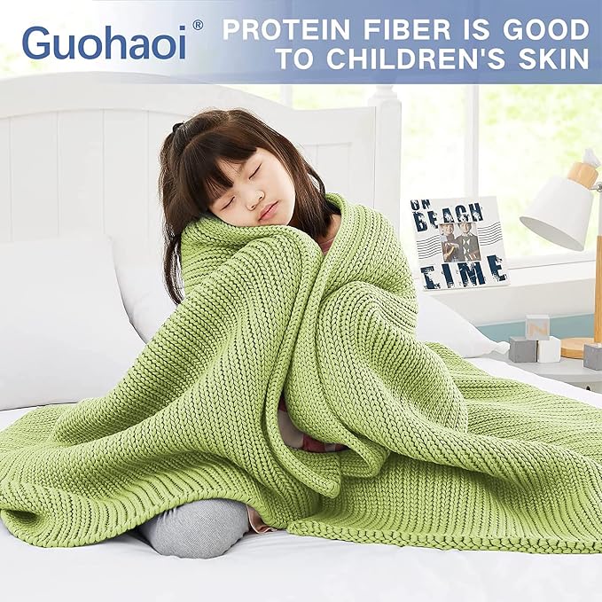 Guohaoi Knitted Weighted Blanket - Image 2
