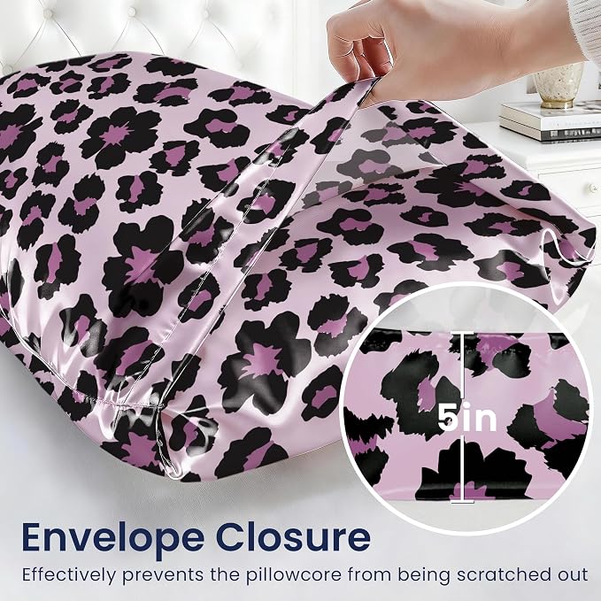 EXQ Home Satin Pillowcase for Hair and Skin Queen - Image 5