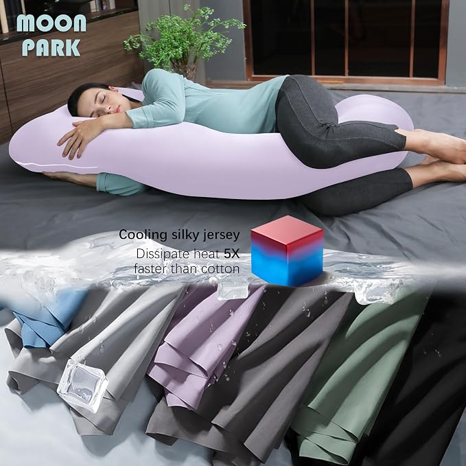 MOON PARK Pregnancy Pillows for Sleeping - Image 3
