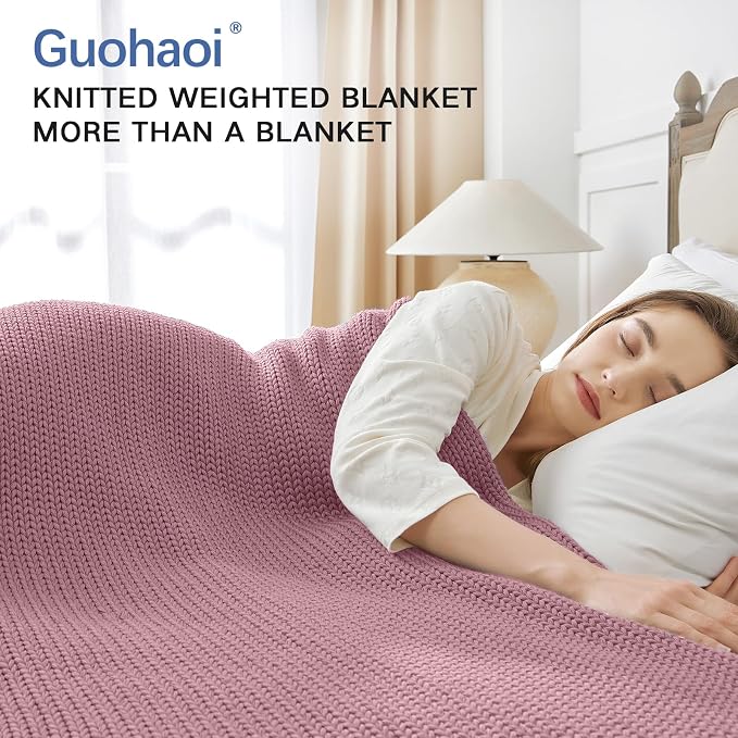 Guohaoi Knitted Weighted Blanket - Image 2