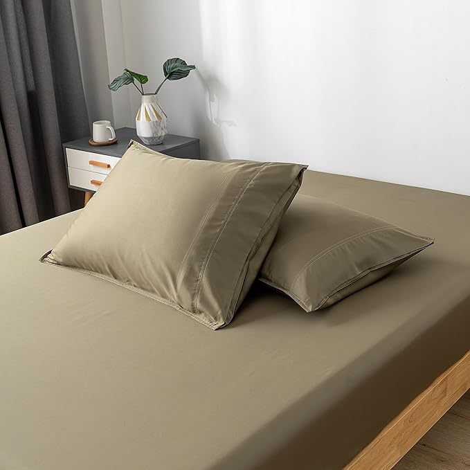 BELLA COTERIE | Luxury Bamboo Viscose Queen Size Pillowcase Set | 100% by BC