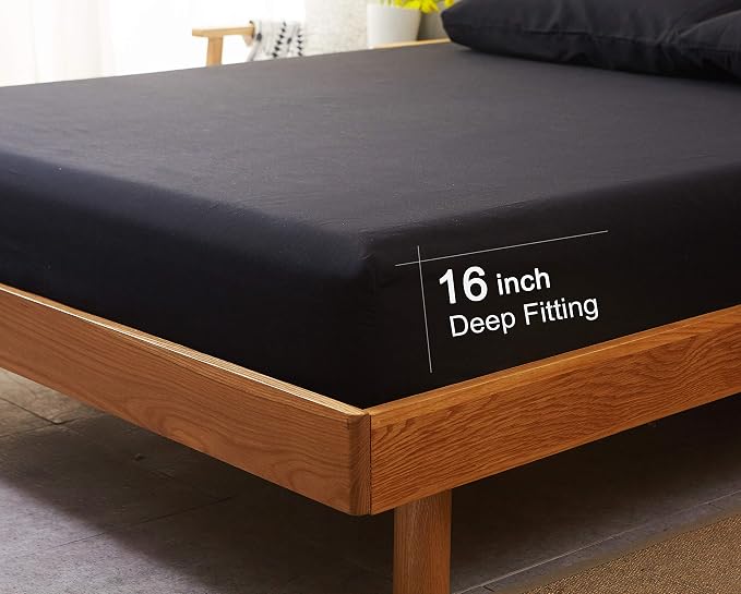 SONORO KATE Bed Sheet Set Super Soft Microfiber 1800 Thread Count Luxury - Image 6