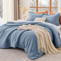 MUXHOMO King Size Comforter Set, All Season Ultra Soft Down Alternative Bedding by MUXHOMO