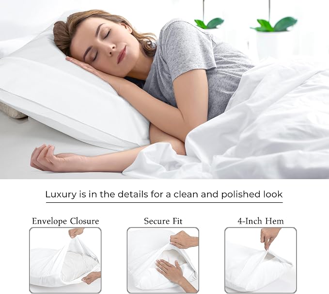 Royale Linen White Pillowcase Set Of 12 - Image 6