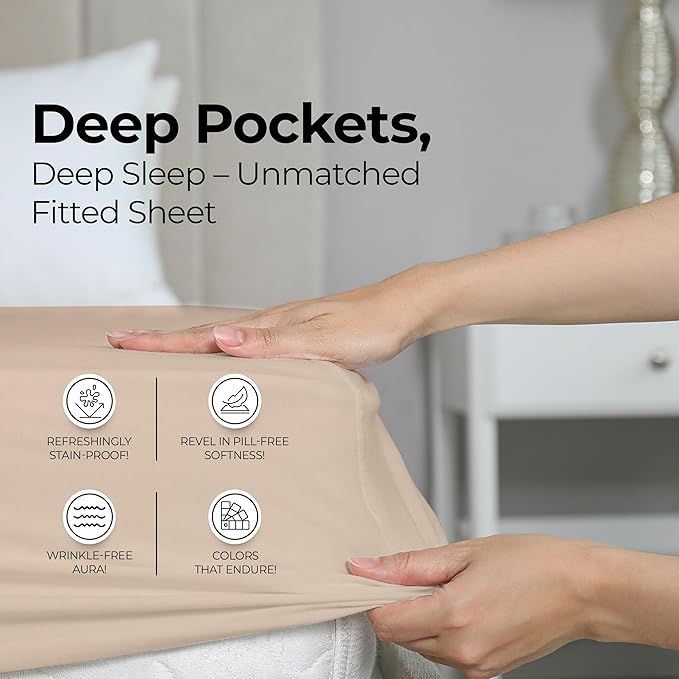 Utopia Bedding Full Fitted Sheet - Image 4