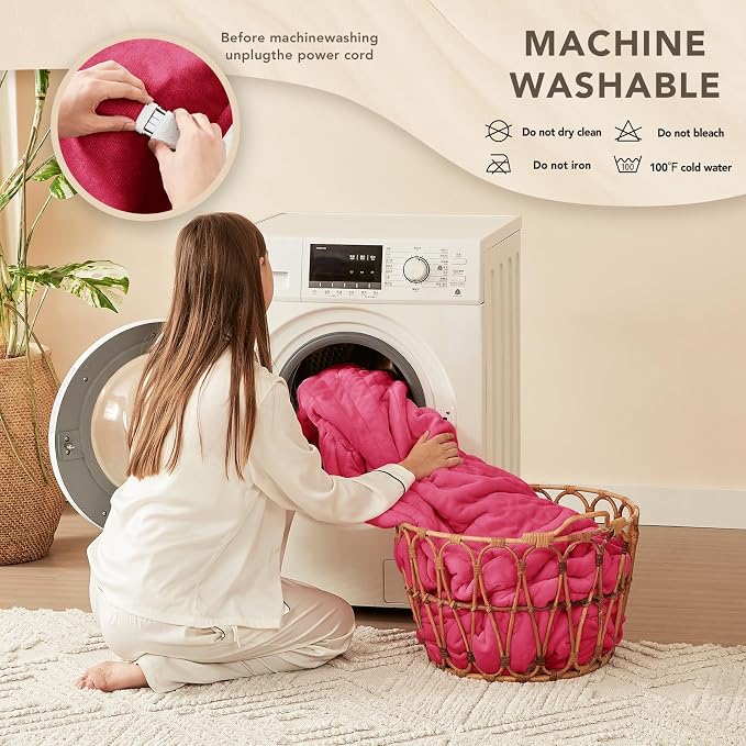 Homemate Electric Heated Blanket Queen Size - Image 7