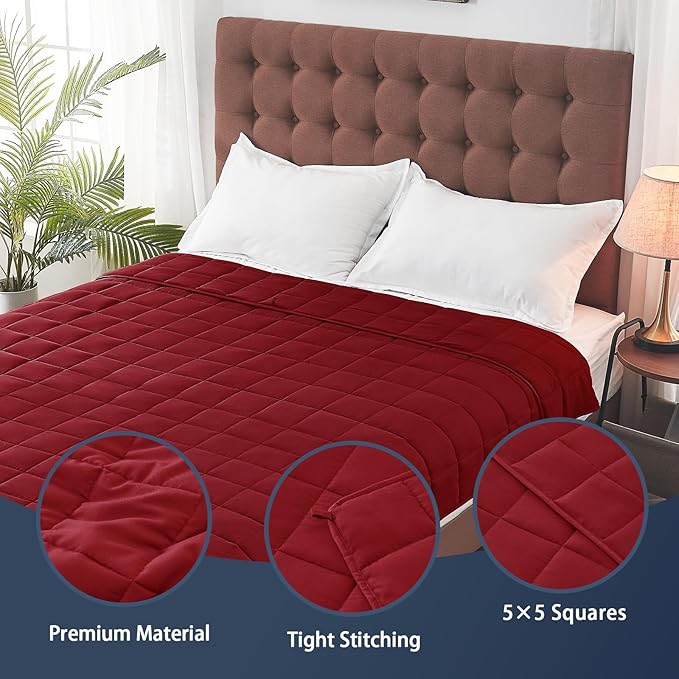 yescool Weighted Blanket for Adults Cooling Heavy Blanket for Sleeping Perfect - Image 6
